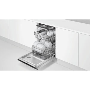 Fisher & Paykel Series 9 24 in. Top Control Flush-Mount Smart Dishwasher with 42 dBa Sound Level, 3rd-Rack & Pocket Handle - Stainless Steel, , hires