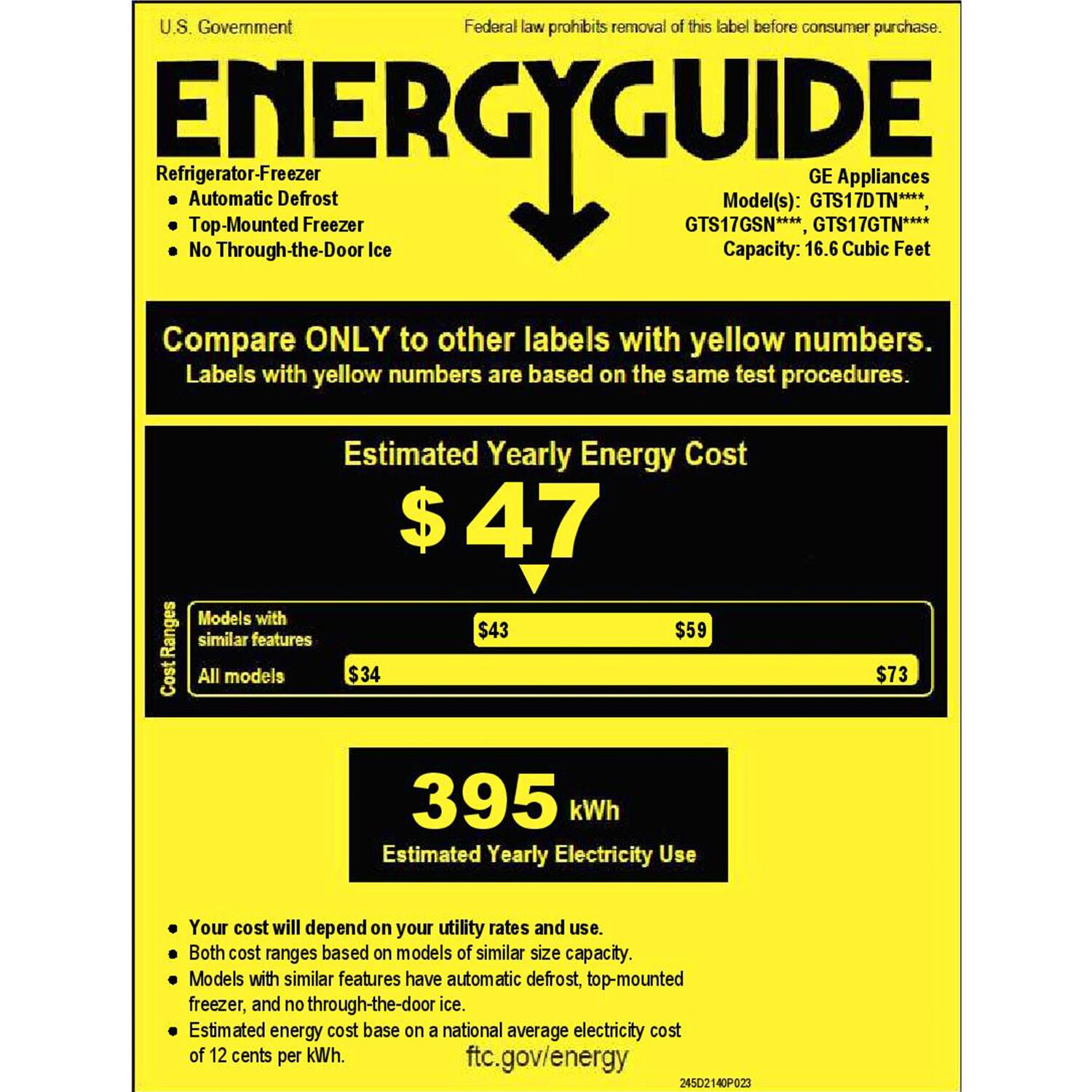Ge refrigerator gts17dtnrww deals
