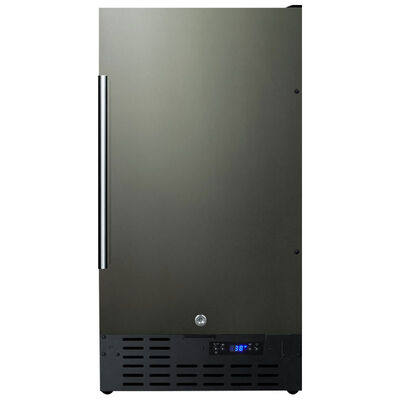 Summit 18 in. 2.7 cu. ft. ADA Compliant Undercounter Refrigerator - Black Stainless | FF1843BKSADA