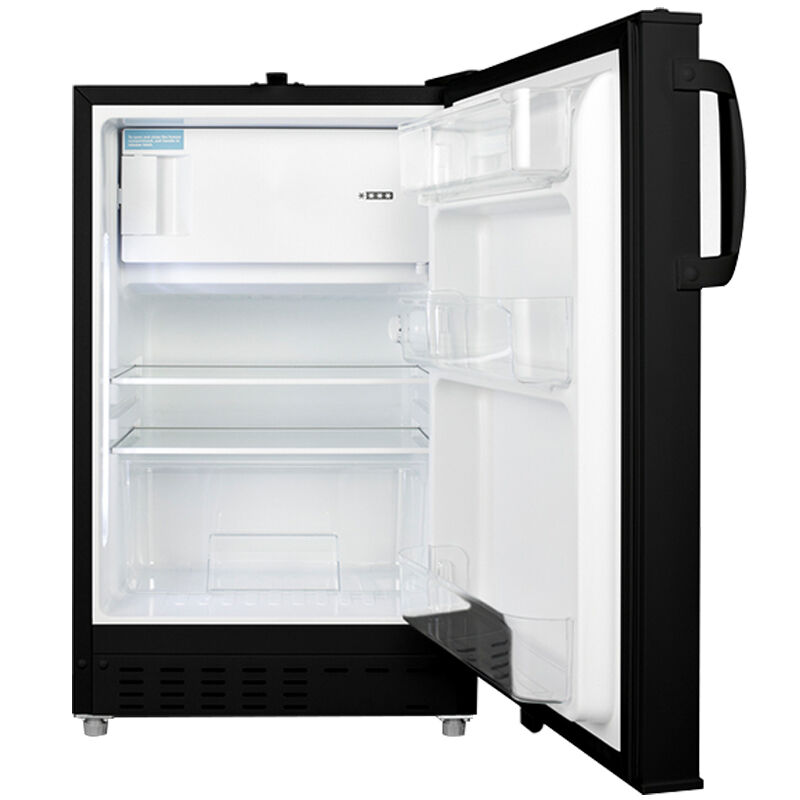 Summit 20 in. 2.6 cu. ft. Undercounter Refrigerator - Black, , hires