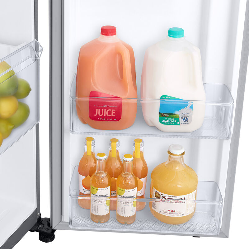 Samsung Bespoke 36 in. 27.4 cu. ft. Smart Side-by-Side Refrigerator with Ice & Water Dispenser - Fingerprint Resistant Stainless Steel, , hires