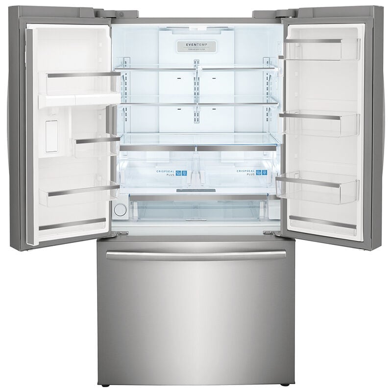 Frigidaire Gallery 36 in. 23.3 cu. ft. Counter Depth French Door Refrigerator with Internal Water Dispenser - Smudge-Proof Stainless Steel, , hires