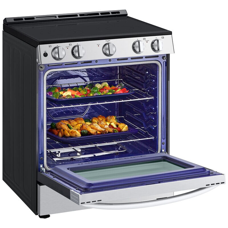 LG 30 in. 6.3 cu. ft. Slide-In Electric Range with Radiant Burners - Stainless Steel, , hires