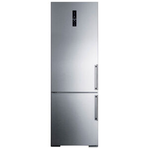 Summit 24 in. 10.8 cu. ft. Counter Depth Bottom Freezer Refrigerator - Stainless Steel, , hires