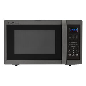 Sharp 20 in. 1.4 cu.ft Countertop Microwave with 10 Power Levels & Sensor Cooking Controls - Black Stainless Steel, , hires