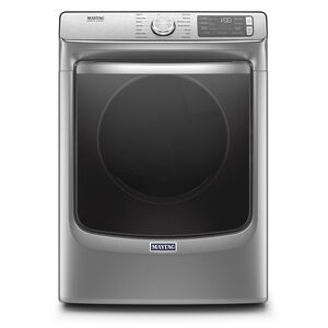 Maytag 27 in. 7.3 cu. ft. Smart Stackable Electric Dryer with Extra Power Button, Industry-Exclusive Extra Moisture Sensor, Sanitize & Steam Cycle - Metallic Slate, Metallic Slate, hires