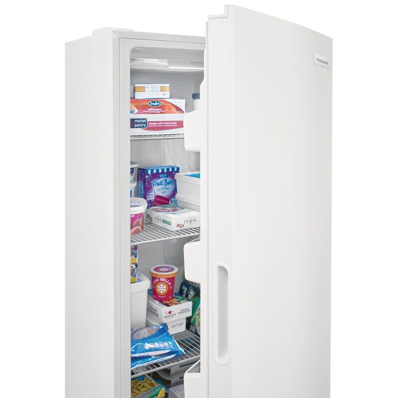 Frigidaire 28 in. 15.5 cu. ft. Garage-Ready Upright Freezer with Adjustable Shelves - White, , hires