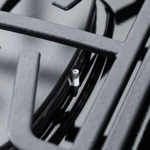 Viking 3 Series 30 in. 4.7 cu. ft. True European Convection Dual Fuel Range with 5 Sealed Burners - Cast Black, , hires