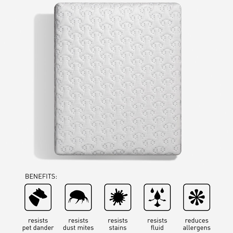 BedGear Ver-Tex Full Size Mattress Protector - White, , hires