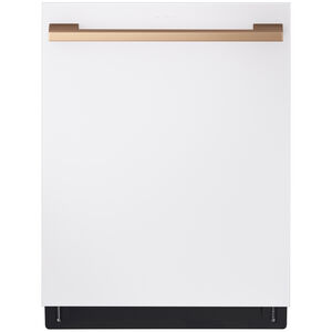 LG Studio 24 in. Smart Built-In Dishwasher with Top Control, 40 dBA Sound Level, 15 Place Settings & 10 Wash Cycles - Essence White, , hires
