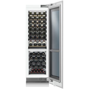 Fisher & Paykel Series 11 24 in. Built-in Column Wine Cabinet with Wood Racks, Dual Temperature Zones & 91 Bottle Capacity - Custom Panel Ready, , hires