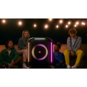 JBL PartyBox Encore Essential Portable Rechargeable Splashproof Bluetooth Speaker - Black, , hires