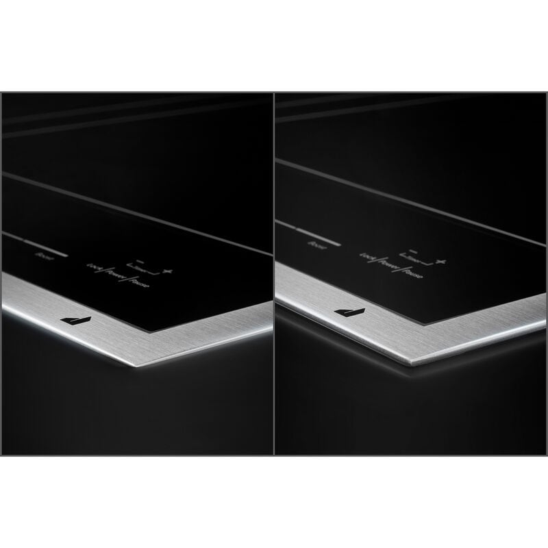 JennAir Lustre Stainless 36 in. 6-Burner Induction Cooktop with Simmer Burner & Power Burner - Stainless Steel, , hires