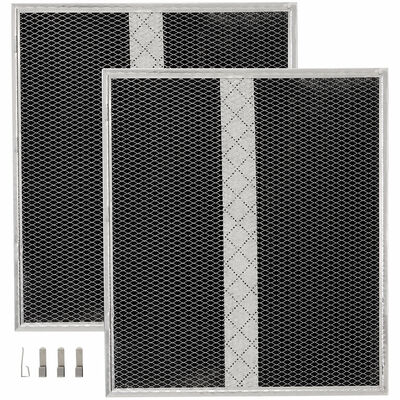Broan Type Xb Non-Ducted Replacement Charcoal Filter for Range Hood Accessory (2 Pack) | HPF24