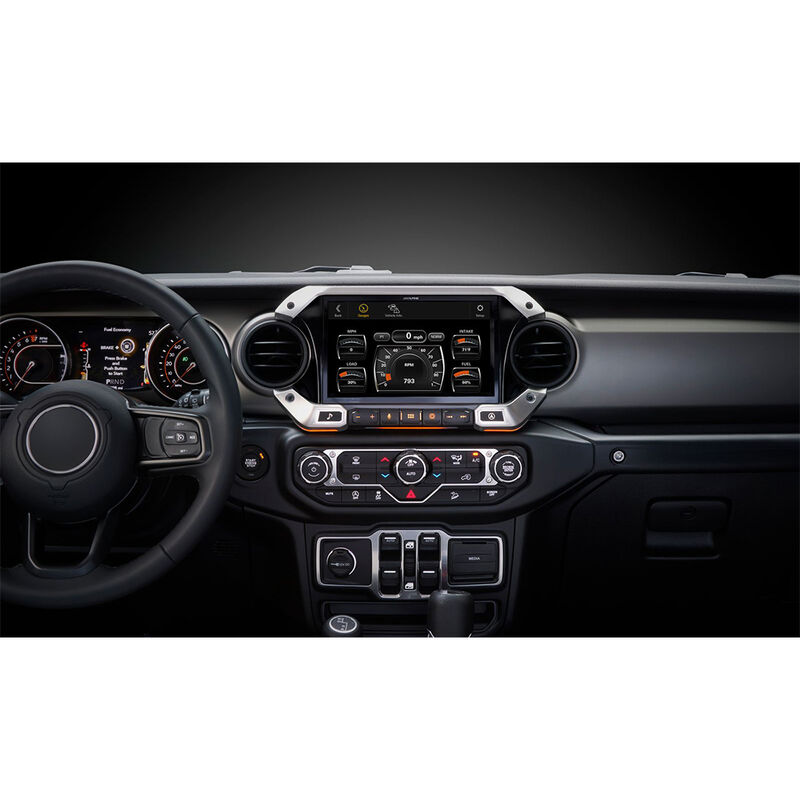 Alpine 9" Weather-Resistant Digital Media Receiver with Hi-Res Audio Playback for 2018-Up Jeep Wrangler JL and Gladiator, , hires
