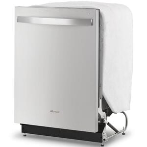 Whirlpool 24 in. Top Control Dishwasher with 51 dBa Sound Level & 3rd-Rack - Fingerprint Resistant Stainless, , hires
