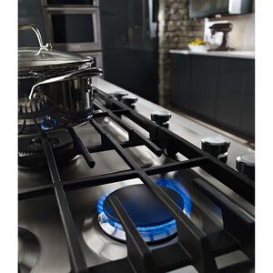 KitchenAid 36 in. 5-Burner Natural Gas Cooktop with Griddle, Simmer Burner & Power Burner - Stainless Steel, , hires