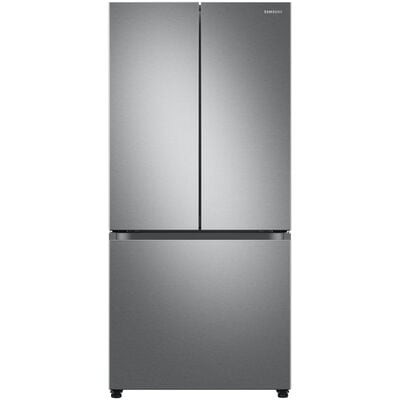 Samsung 33 in. 24.5 cu. ft. Smart French Door Refrigerator with Internal Water Dispenser - Fingerprint Resistant Stainless Steel | RF25C5551SR