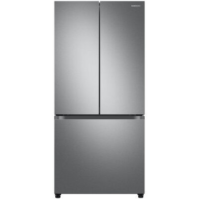 Samsung 33 in. 24.5 cu. ft. Smart French Door Refrigerator with Internal Water Dispenser - Stainless Steel | RF25C5551SR