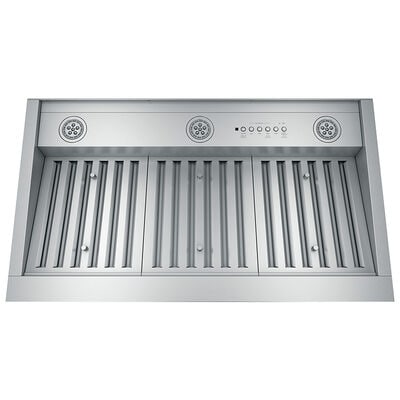 GE 36 in. Smart Convertible Standard Style Range Hood with 610 CFM, 4 Fan Speeds & 3 LED Lights - Stainless Steel | UVC9360SLSS