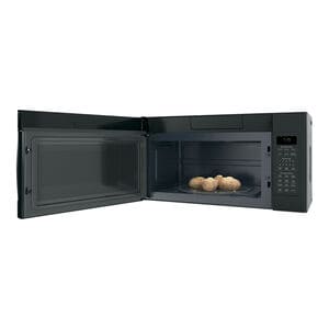 GE 30 in. 1.9 cu. ft. 1000W Over-the-Range Microwave with 400 CFM & Sensor Cooking - Black, Black, hires