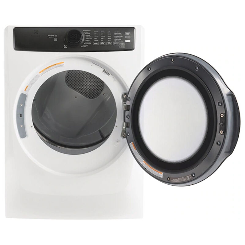 Electrolux 700 Series 27 in. 8.0 cu. ft. Stackable Electric Dryer with LuxCare Dry, Sensor Dry, Sanitize & Perfect Steam Cycle - Matte White, , hires