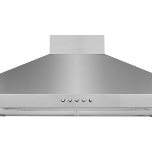 Frigidaire 30 in. Convertible Chimney Style Range Hood with 350 CFM, 3 Fan Speeds & 2 LED Lights - Stainless Steel, , hires