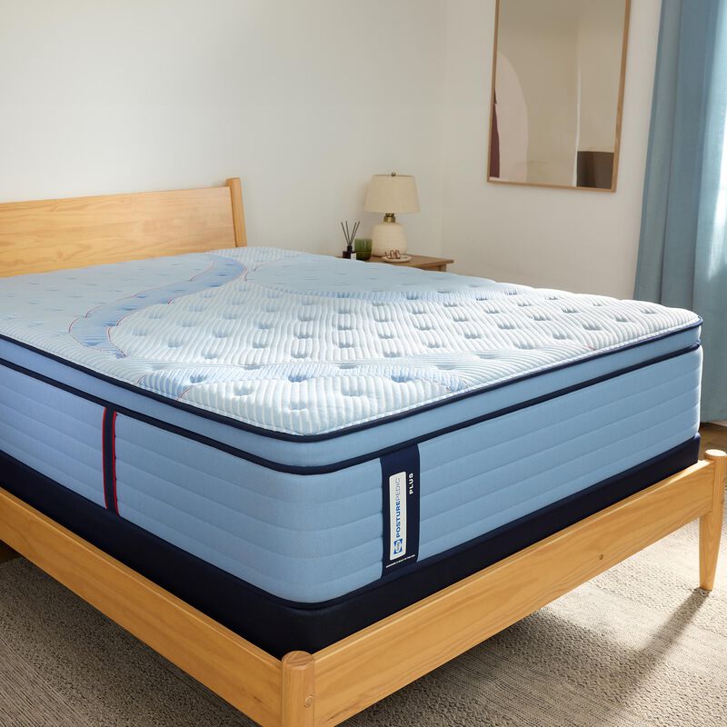 Sealy Plainfield Posturepedic Plus Firm Euro Top Innerspring Twin Size Mattress, , hires