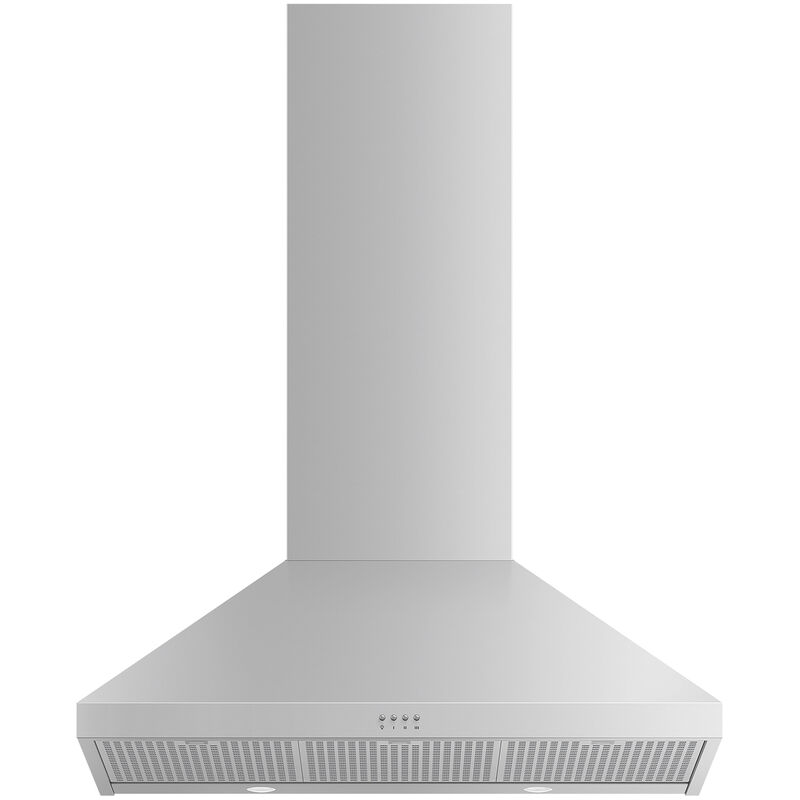 Fisher & Paykel Series 7 36 in. Convertible Chimney Style Range Hood with 600 CFM, 3 Fan Speeds & 2 LED Lights - Stainless Steel, , hires