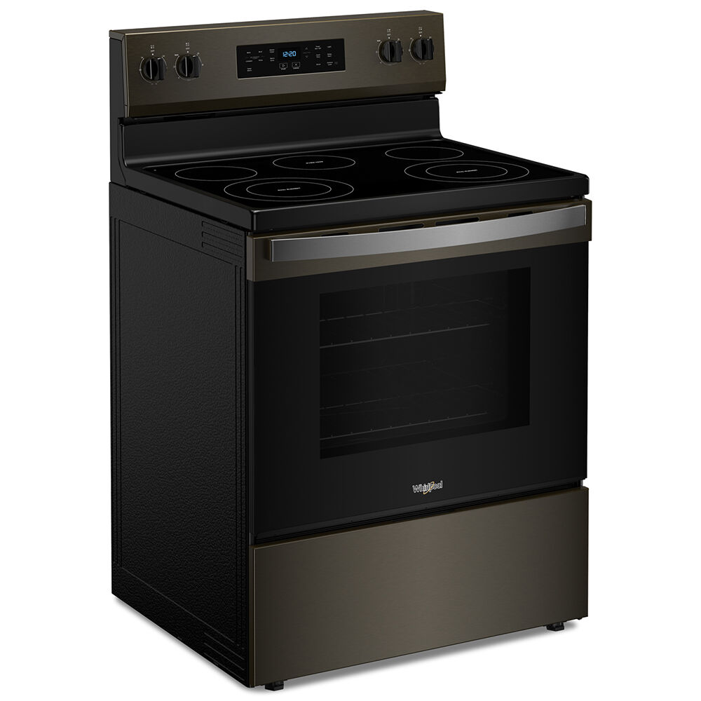 Whirlpool electric range black stainless clearance