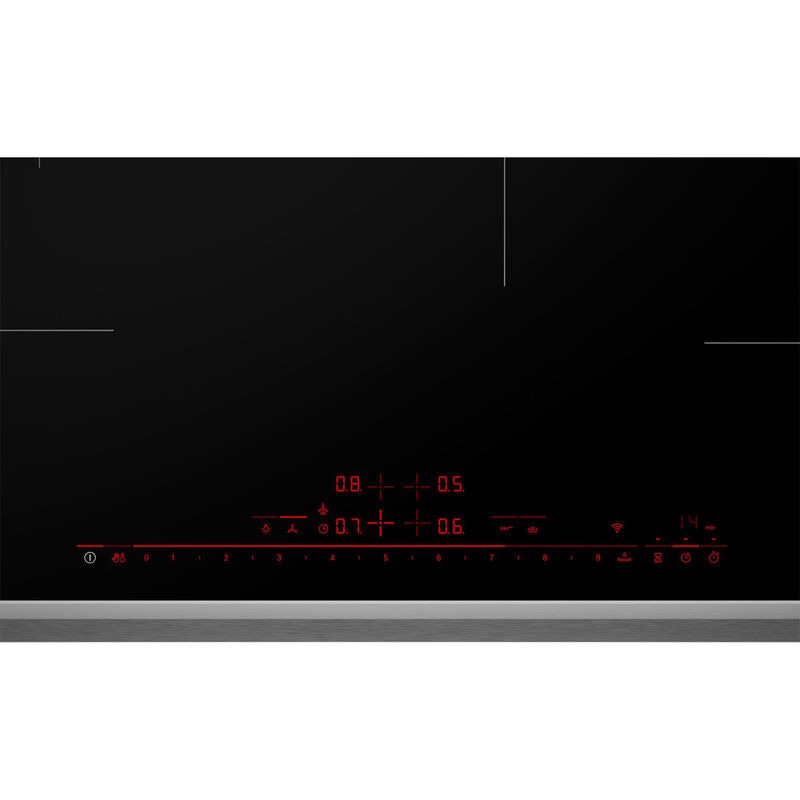 Bosch 800 Series 30 in. 4-Burner Smart Induction Cooktop with Stainless Steel Frame - Black, , hires