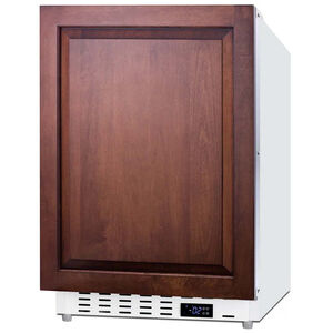Summit 21 in. 2.6 cu. ft. Upright Compact Freezer with Adjustable Shelves & Digital Control - Custom Panel Ready, , hires