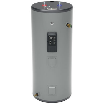 GE Smart Electric 40 Gallon Short Water Heater with 12-Year Parts Warranty | GE40S12BLM