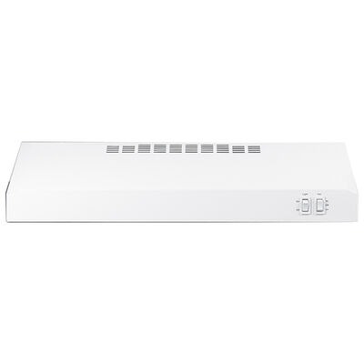 Summit 24 in. Standard Style Range Hood with 2 Speed Settings, 200 CFM & 1 Incandescent Light - White | HC24WW