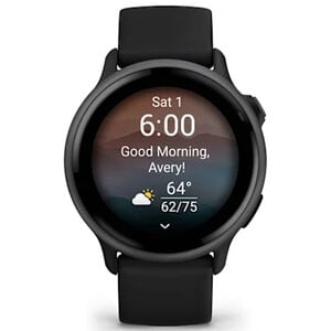 Garmin V voactive 6 Smart Watch - Slate with Black Band, , hires
