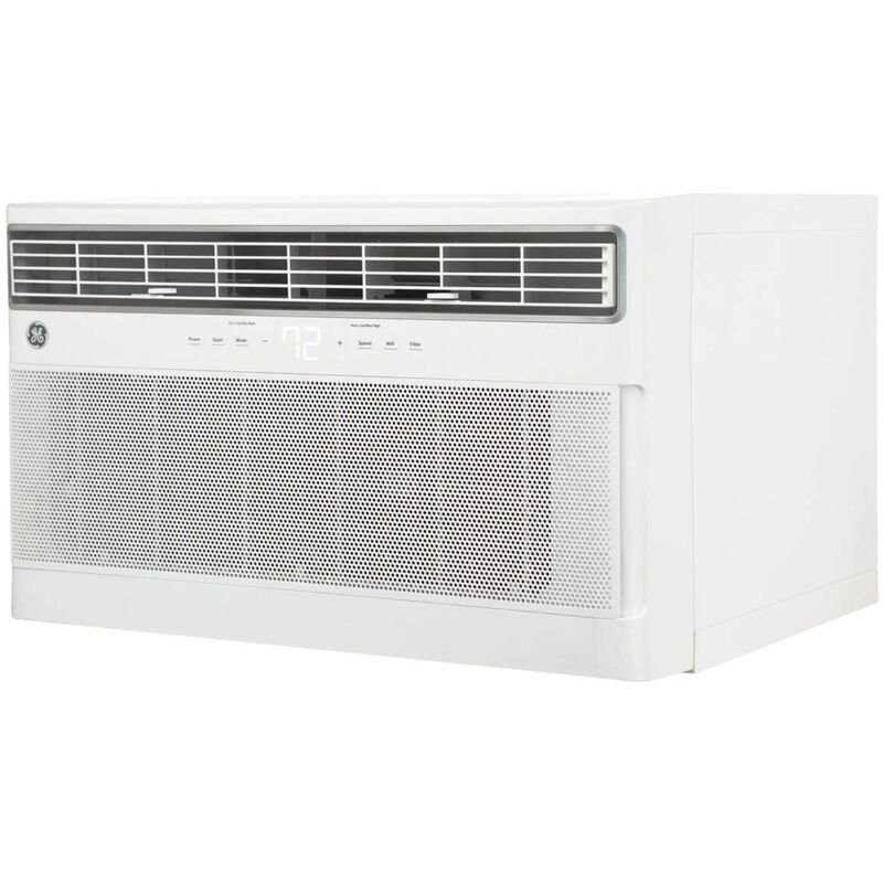 GE 12,000 BTU 115V Smart Window/Wall Air Conditioner with Inverter, 3 Fan Speeds & Remote Control - White, , hires