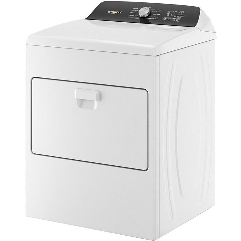 Whirlpool 29 in. 7.0 cu. ft. Top Loading Electric Dryer with 11 Dryer Programs, 1 Dry Options, Wrinkle Care & Sensor Dry - White, , hires