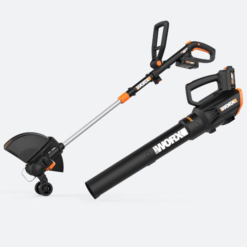 Worx 20V Power Share GT Revolution String Trimmer/Edge/Mini-Mower & Turbine Blower Combo Kit, , hires