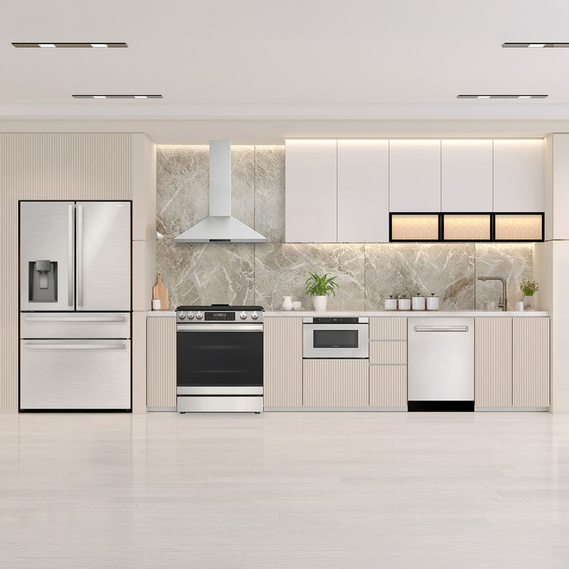 Sharp 24 in. 1.2 cu. ft. 950W Built-In Microwave with Sensor Cooking - Stainless Steel, , hires