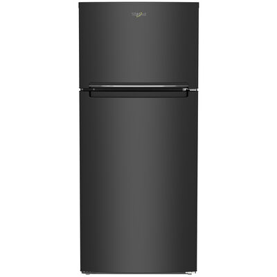 Whirlpool 28 in. 16.3 cu. ft. Top Freezer Refrigerator - Black | WRTX5028PB