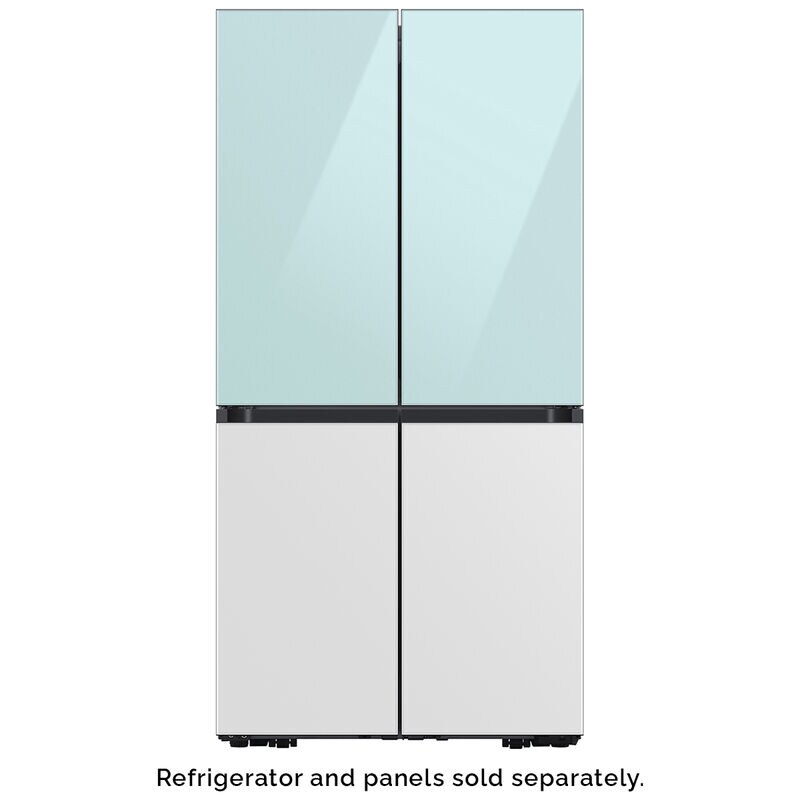 Samsung BESPOKE 4-Door Flex Top Panel for Refrigerators - Morning Blue Glass, , hires