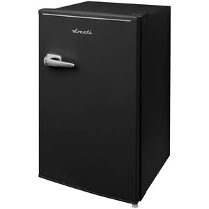 Avanti 18 in. 3.1 cu. ft. Mini Fridge with Freezer Compartment - Black, Black, hires