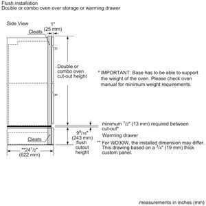 Thermador Masterpiece Series 30 in. 9 cu. ft. Smart Top Control Electric Double Wall Oven with True European Convection - Stainless Steel, , hires