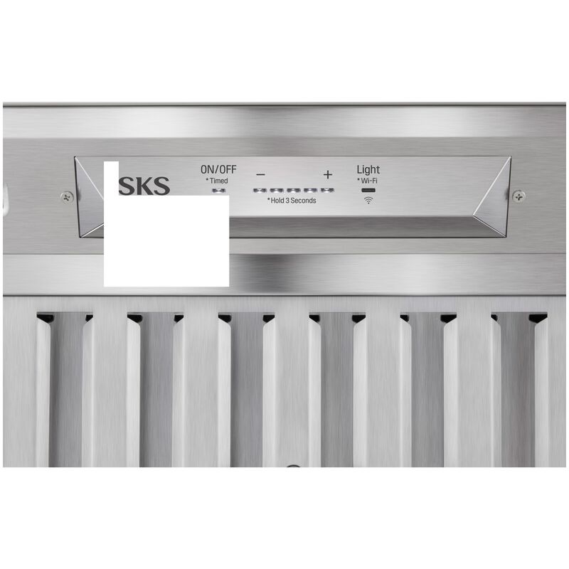 SKS 48 in. Smart Ducted Standard Range Hood with 1200 CFM, 5 Fan Speeds & 2 LED Lights - Stainless Steel, , hires