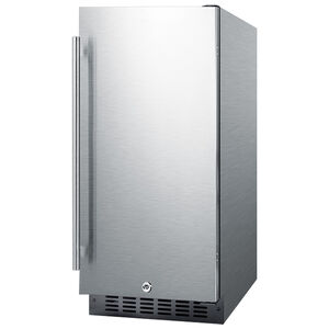 Summit 15 in. 2.2 cu. ft. Undercounter Refrigerator with Stainless Steel Cabinet & Door - Stainless Steel, , hires