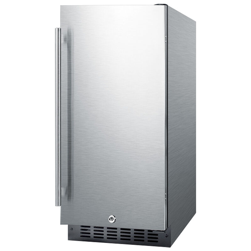 Summit 15 in. 2.2 cu. ft. Undercounter Refrigerator with Stainless Steel Cabinet & Door - Stainless Steel, , hires
