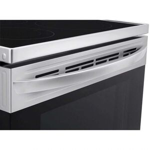 LG 30 in. 6.3 cu. ft. Smart Air Fry Standard Convection Electric Range with Radiant Burners - Stainless Steel, Stainless Steel, hires