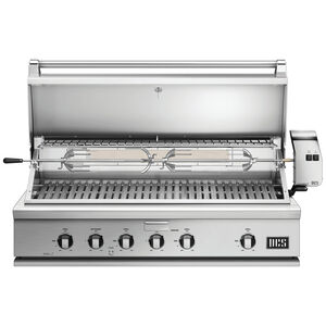 DCS Series 7 48 in. 4-Burner Built-In Natural Gas Grill with Rotisserie & Smoke Box - Stainless Steel, , hires