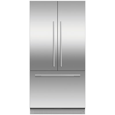 Fisher & Paykel Series-7 Integrated 36 in. 16.8 cu. ft. Built-In Counter Depth French Door Refrigerator with Ice Maker - Custom Panel Ready | RS36A72J1N