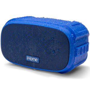 iHome Water & Shock Resistant Bluetooth Speaker with Long Life Mega Battery - Blue, Blue, hires